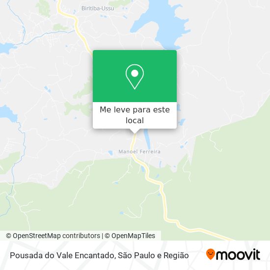 Pousada do Vale Encantado mapa