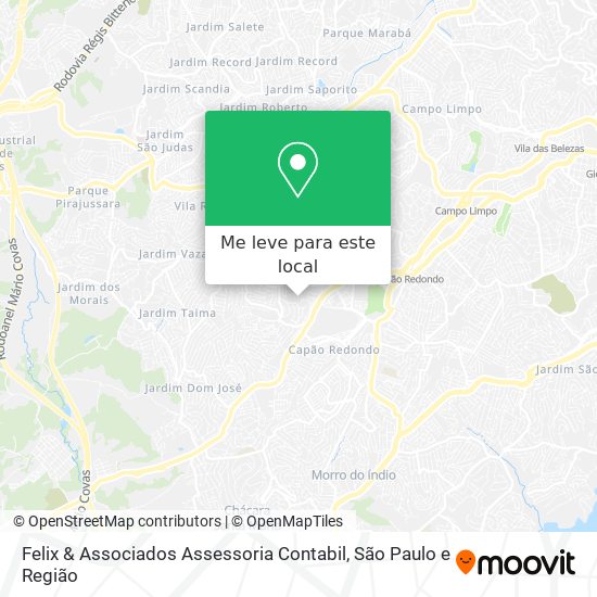 Felix & Associados Assessoria Contabil mapa