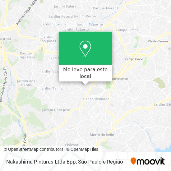 Nakashima Pinturas Ltda Epp mapa