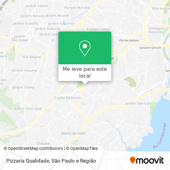 Pizzaria Qualidade mapa