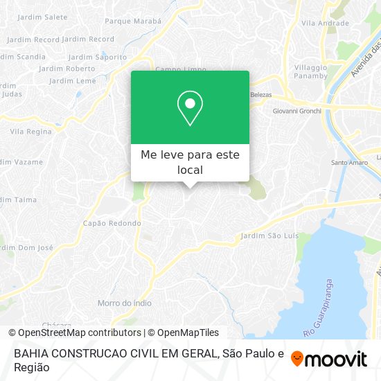 BAHIA CONSTRUCAO CIVIL EM GERAL mapa