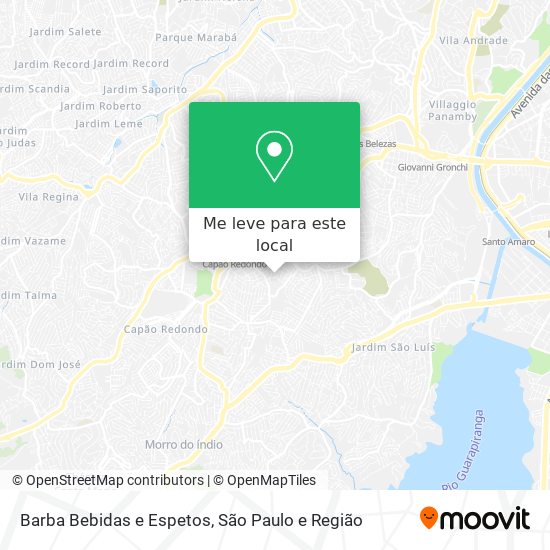 Barba Bebidas e Espetos mapa