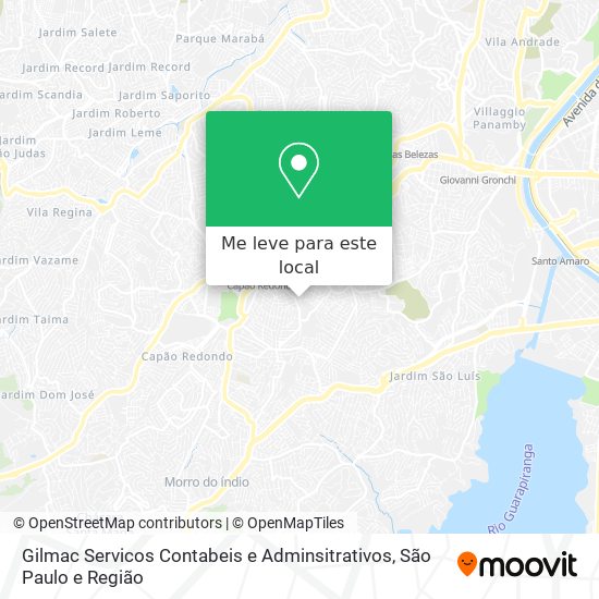 Gilmac Servicos Contabeis e Adminsitrativos mapa