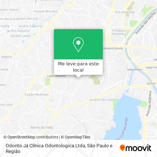 Odonto Já Clínica Odontologica Ltda mapa