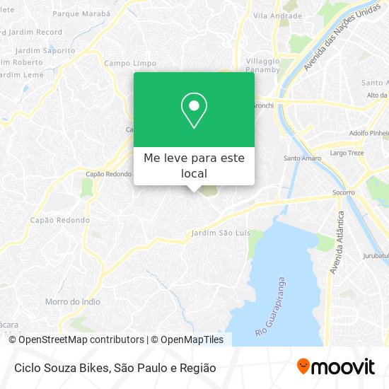 Ciclo Souza Bikes mapa