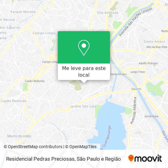 Residencial Pedras Preciosas mapa