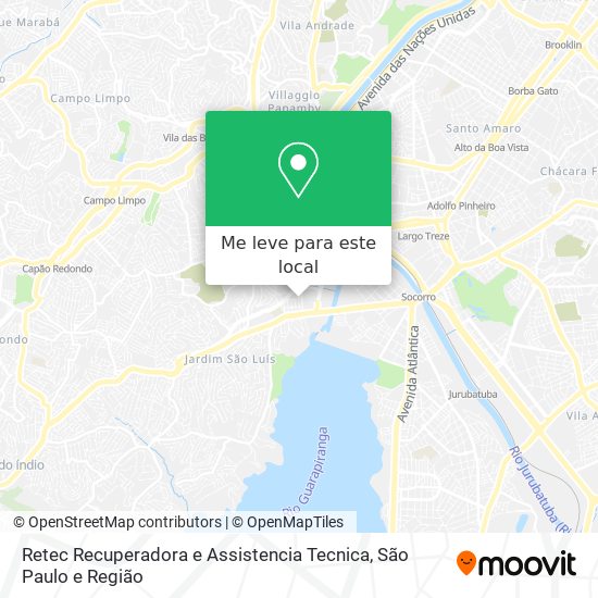 Retec Recuperadora e Assistencia Tecnica mapa