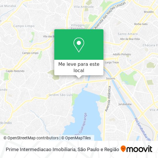 Prime Intermediacao Imobiliaria mapa