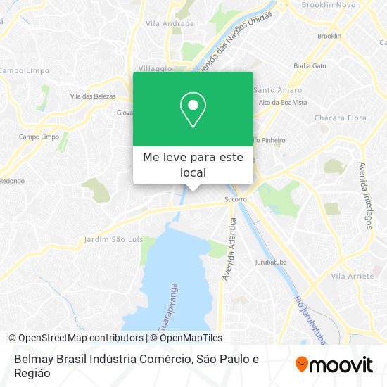 Belmay Brasil Indústria Comércio mapa