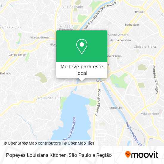 Popeyes Louisiana Kitchen mapa