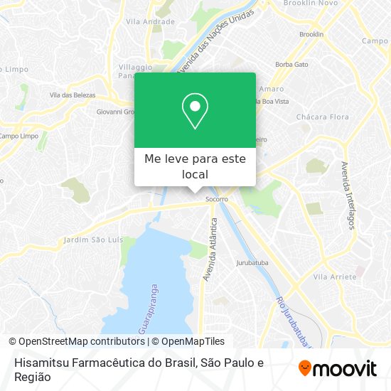 Hisamitsu Farmacêutica do Brasil mapa