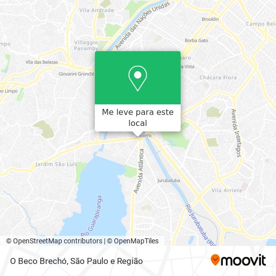 O Beco Brechó mapa