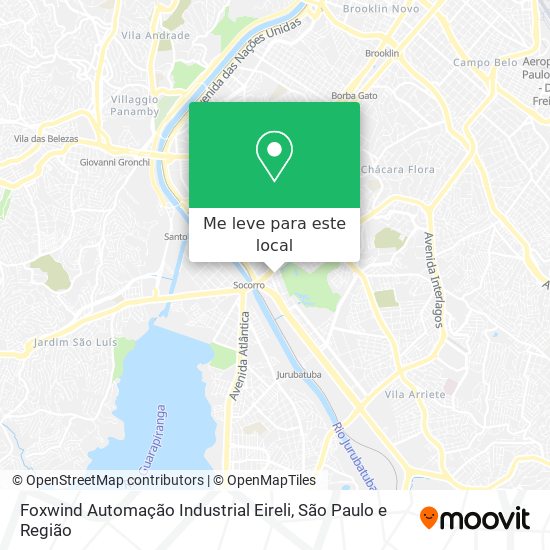 Foxwind Automação Industrial Eireli mapa