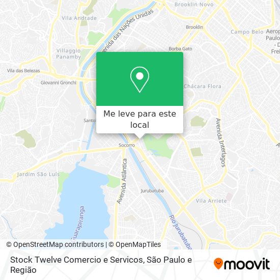 Stock Twelve Comercio e Servicos mapa