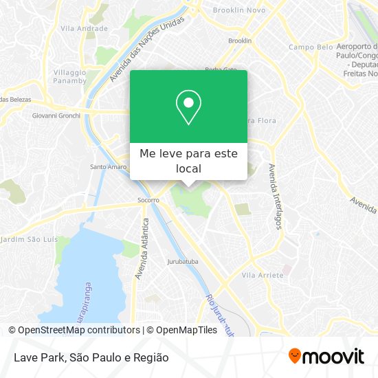 Lave Park mapa