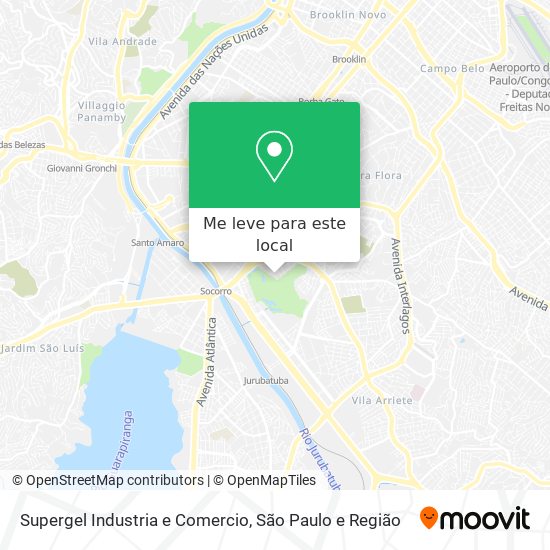 Supergel Industria e Comercio mapa