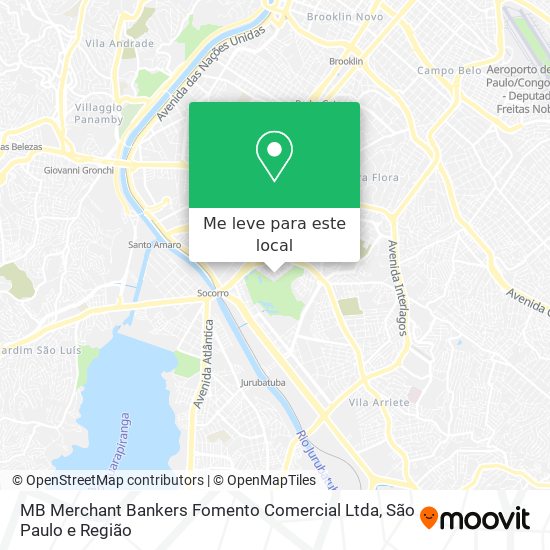 MB Merchant Bankers Fomento Comercial Ltda mapa