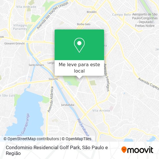 Condomínio Residencial Golf Park mapa