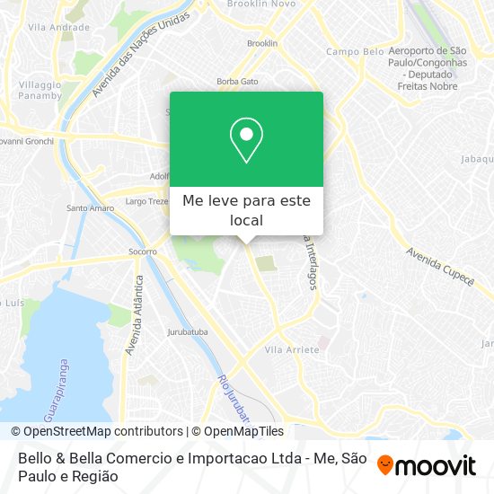 Bello & Bella Comercio e Importacao Ltda - Me mapa