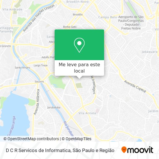 D C R Servicos de Informatica mapa