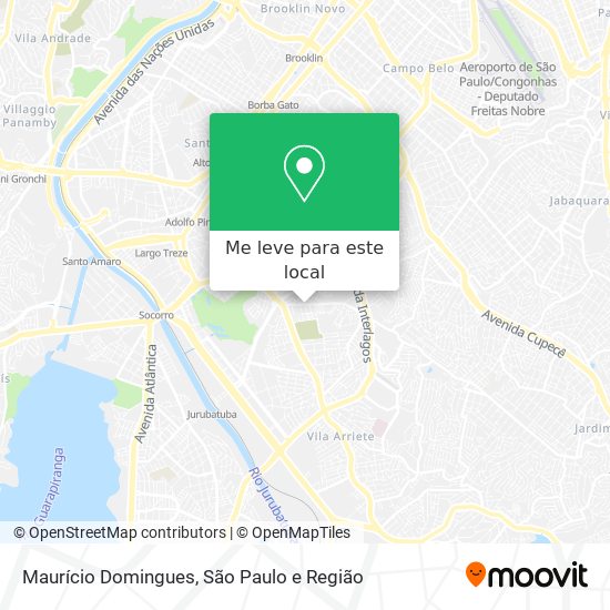 Maurício Domingues mapa