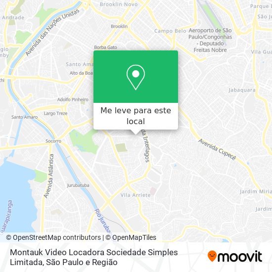 Montauk Video Locadora Sociedade Simples Limitada mapa