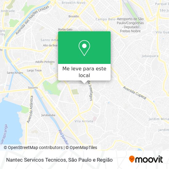 Nantec Servicos Tecnicos mapa