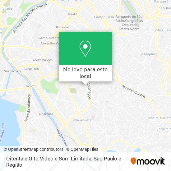 Oitenta e Oito Video e Som Limitada mapa