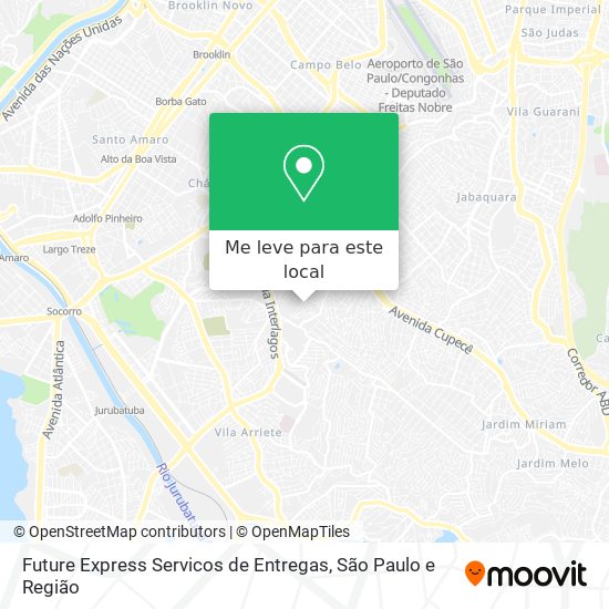 Future Express Servicos de Entregas mapa