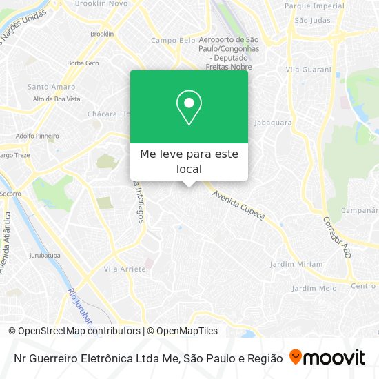 Nr Guerreiro Eletrônica Ltda Me mapa