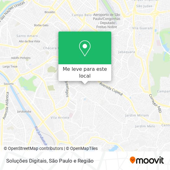 Soluções Digitais mapa