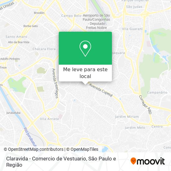 Claravida - Comercio de Vestuario mapa