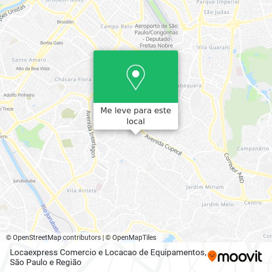 Locaexpress Comercio e Locacao de Equipamentos mapa