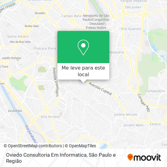 Oviedo Consultoria Em Informatica mapa