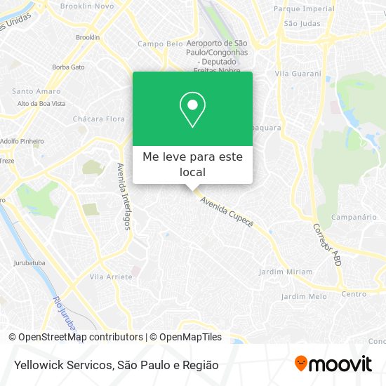 Yellowick Servicos mapa