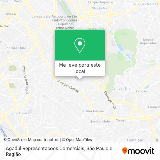 Agadul Representacoes Comerciais mapa