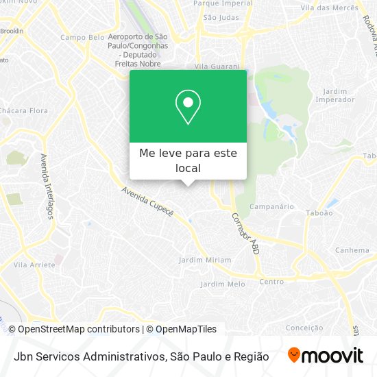 Jbn Servicos Administrativos mapa