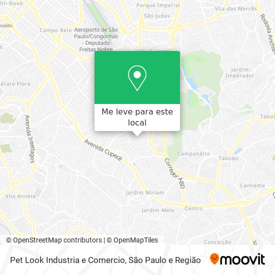 Pet Look Industria e Comercio mapa