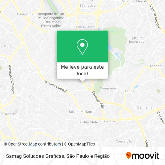 Samag Solucoes Graficas mapa