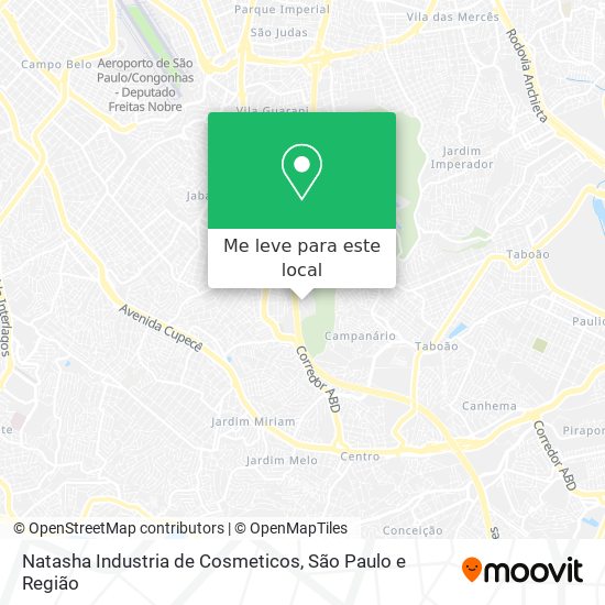 Natasha Industria de Cosmeticos mapa