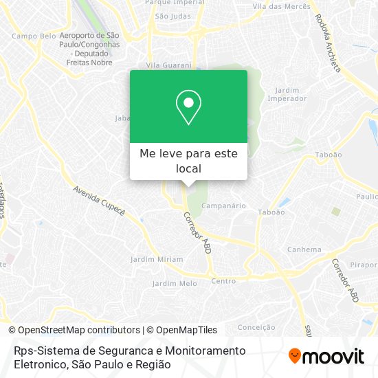 Rps-Sistema de Seguranca e Monitoramento Eletronico mapa