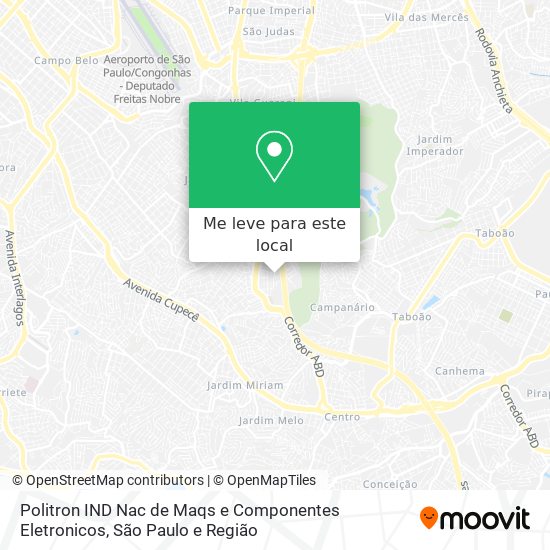 Politron IND Nac de Maqs e Componentes Eletronicos mapa