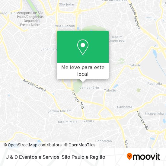 J & D Eventos e Servios mapa