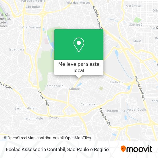 Ecolac Assessoria Contabil mapa