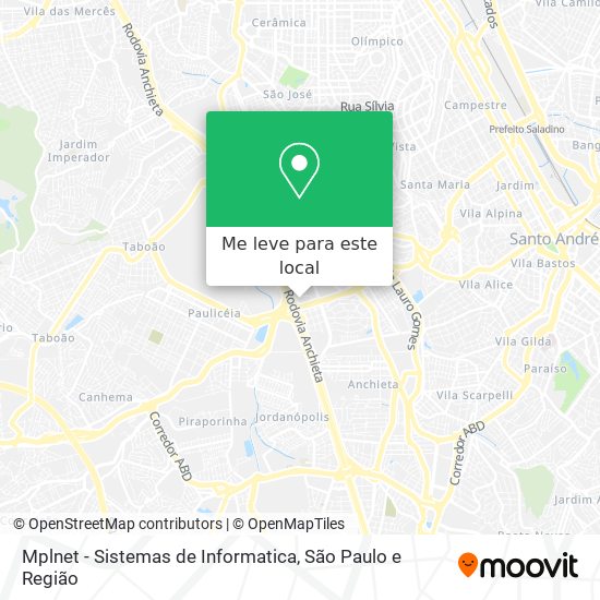 Mplnet - Sistemas de Informatica mapa