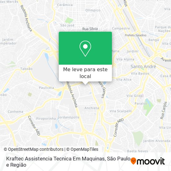 Kraftec Assistencia Tecnica Em Maquinas mapa