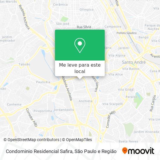 Condominio Residencial Safira mapa