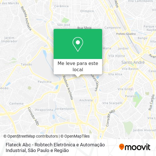 Flateck Abc - Robtech Eletrônica e Automação Industrial mapa