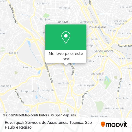 Revesquali Servicos de Assistencia Tecnica mapa