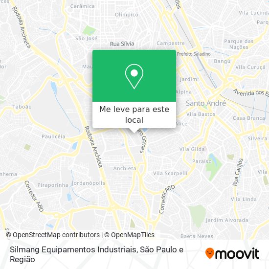 Silmang Equipamentos Industriais mapa